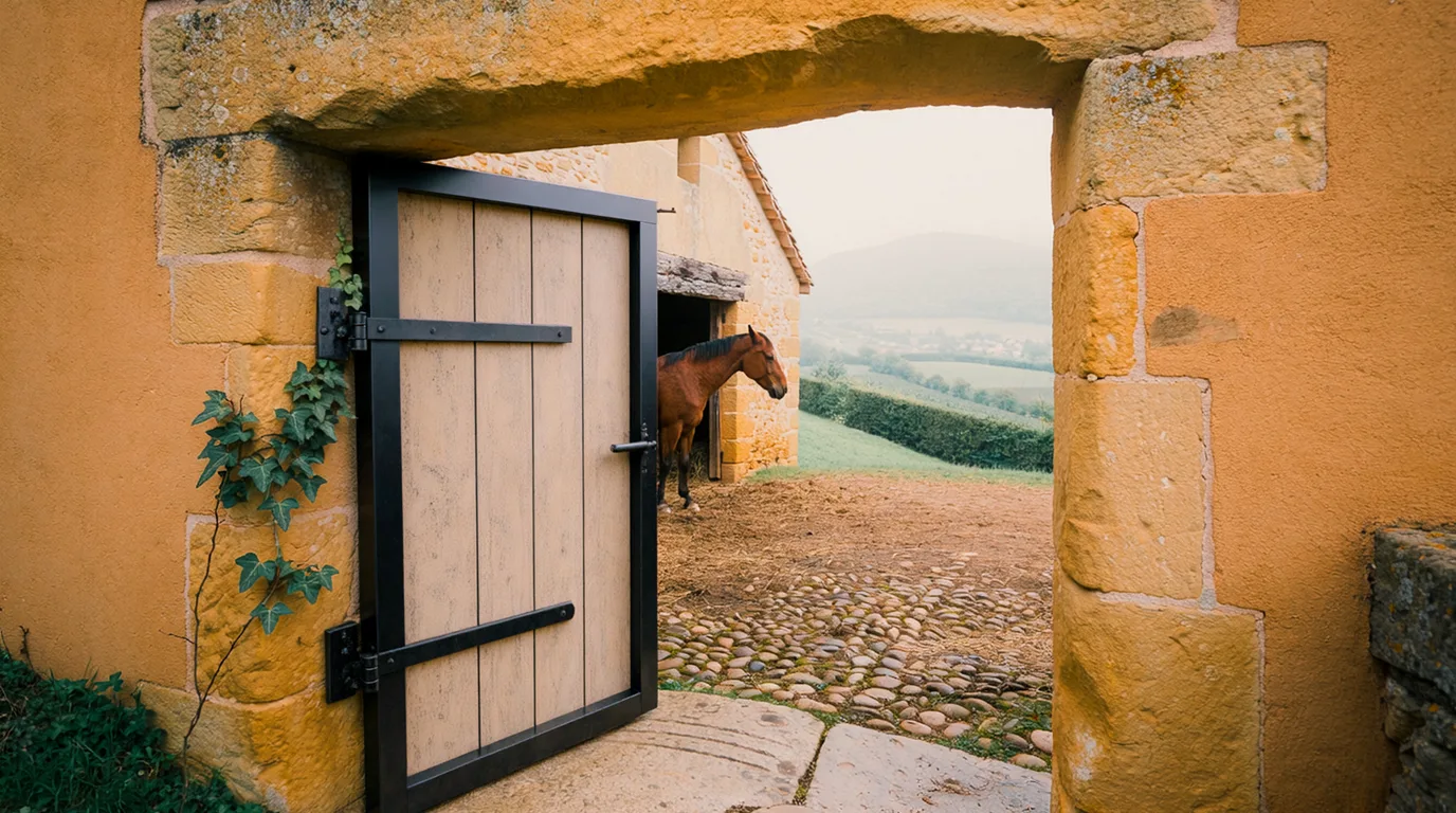 Entrée, Les Écuries CPS, centre équestre à Murinais