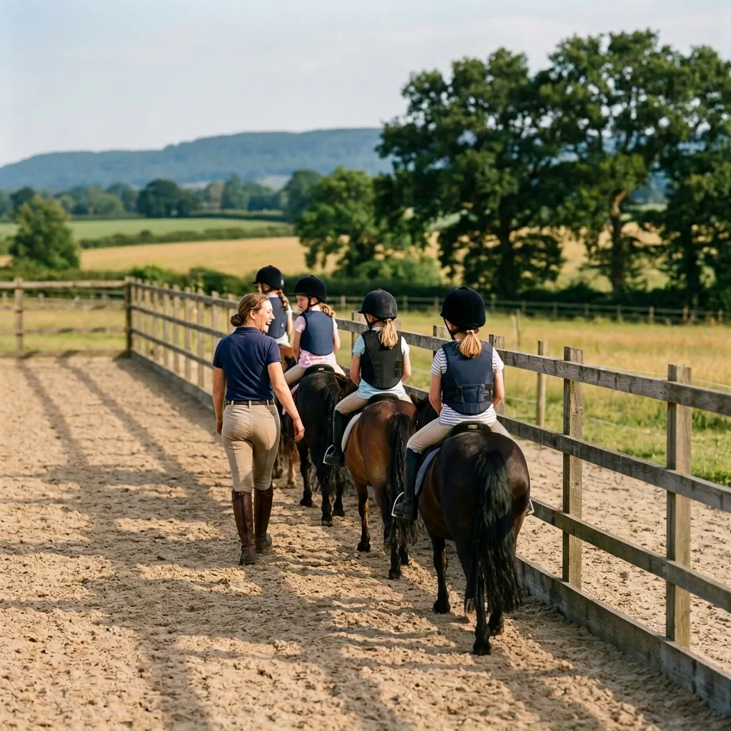 Cours de poney à Murinais, Isère